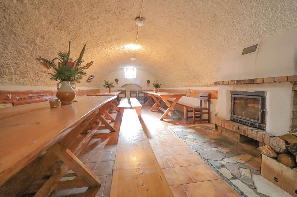 Sklep s krbem, vinárna 50 m² — stávající stav